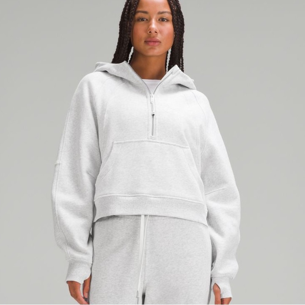 Lululemon Scuba quarterzip hoodie in gray